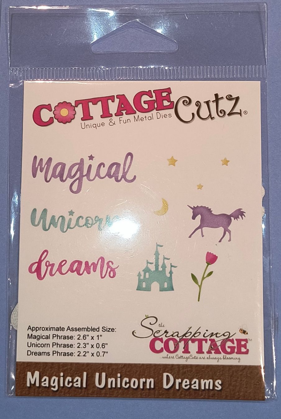 Sciablone: Stanzschablone "Magical Unicorn Dreams" neu! – Nuovo e nell'imballaggio originale da Würenlingen venduto da Striga