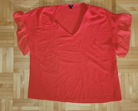 59. Chemisier rouge OVS, taille 46