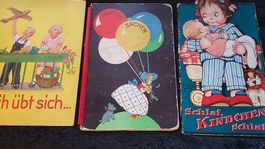 3 Antiqarische Kleinkinder- Bilderbücher.