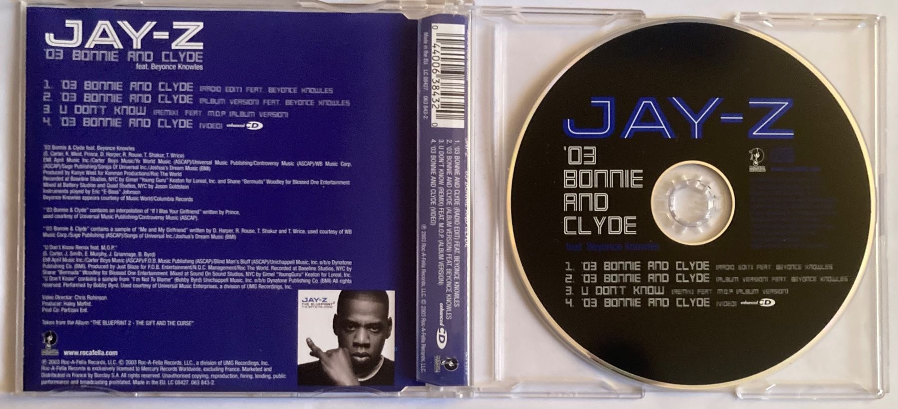 CD: JAY-Z FEAT BEYONCE KNOWLES - '03 BONNIE AND CLYDE – Usato da Poliez-Pittet venduto da Newtown-Records 1