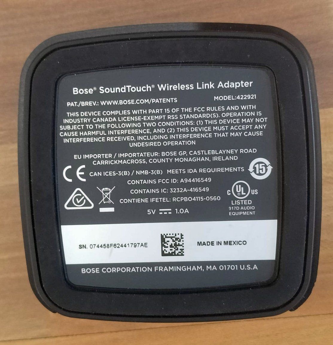 Bose Laufwerke & Adapter: BOSE SoundTouch Wireless Adapter – Gebraucht aus Schönenberg ZH von Satspezie 5