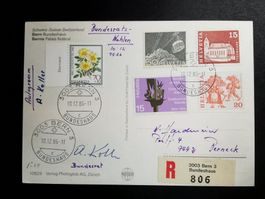 Bundesrat   Koller   Autogramm   Bern  1986  Politik
