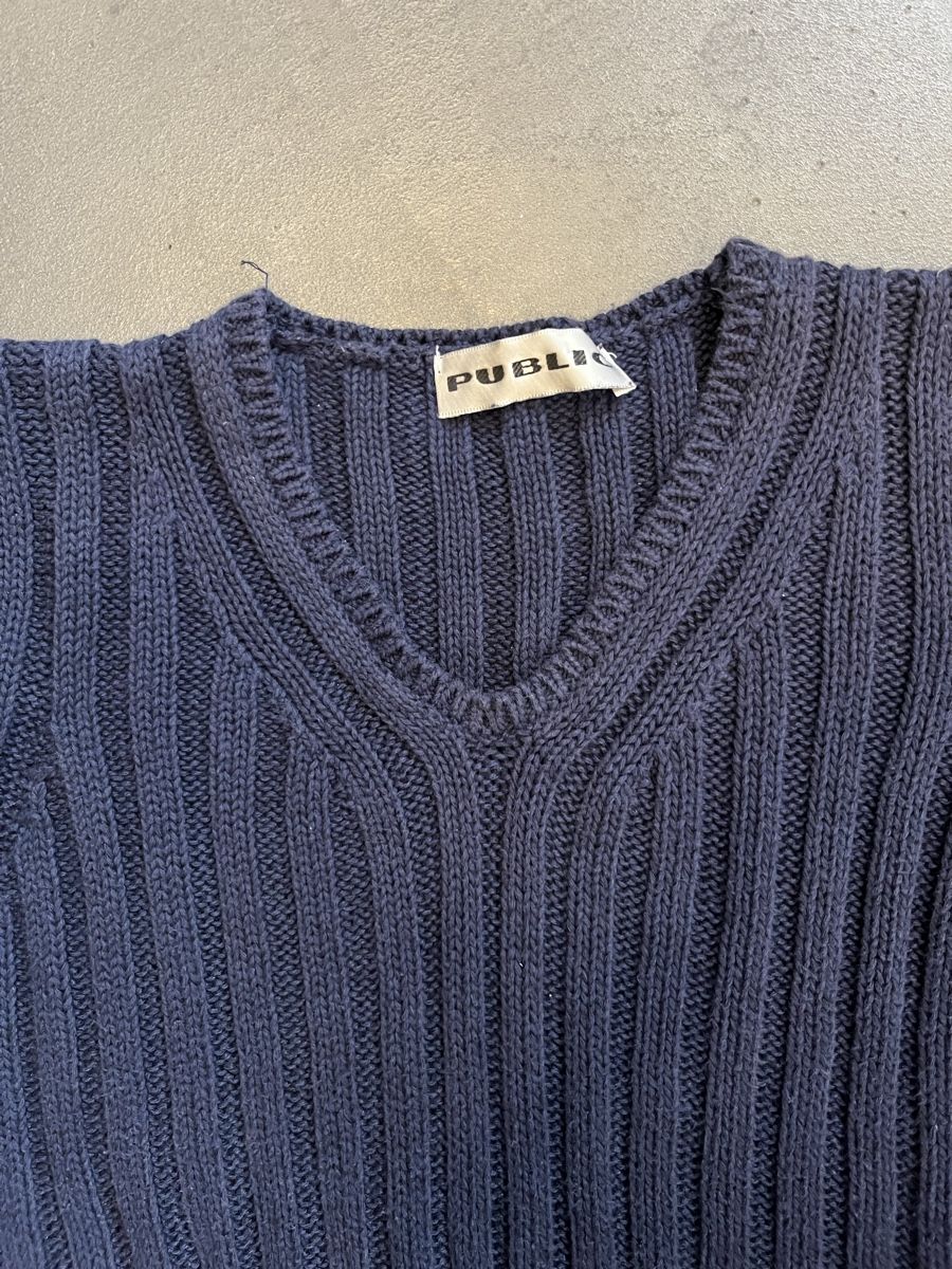 Maglioni & Felpe: PUBLIC Strickpulover, dunkelblau, Frühlingslook – Usato da Duggingen venduto da simonmuriel 1