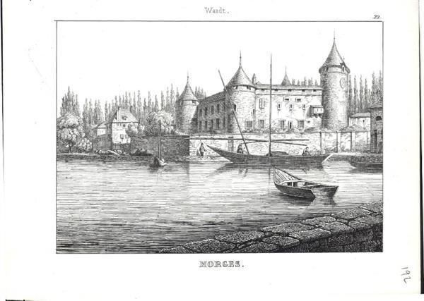 Incisioni: Morges von Wagner 1840 – Usato da Rafz venduto da Helvet32