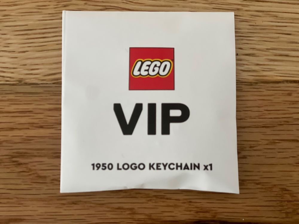 LEGO Retro Spinning Key Chain 1950 Logo VIP Prämie Kaufen auf Ricardo