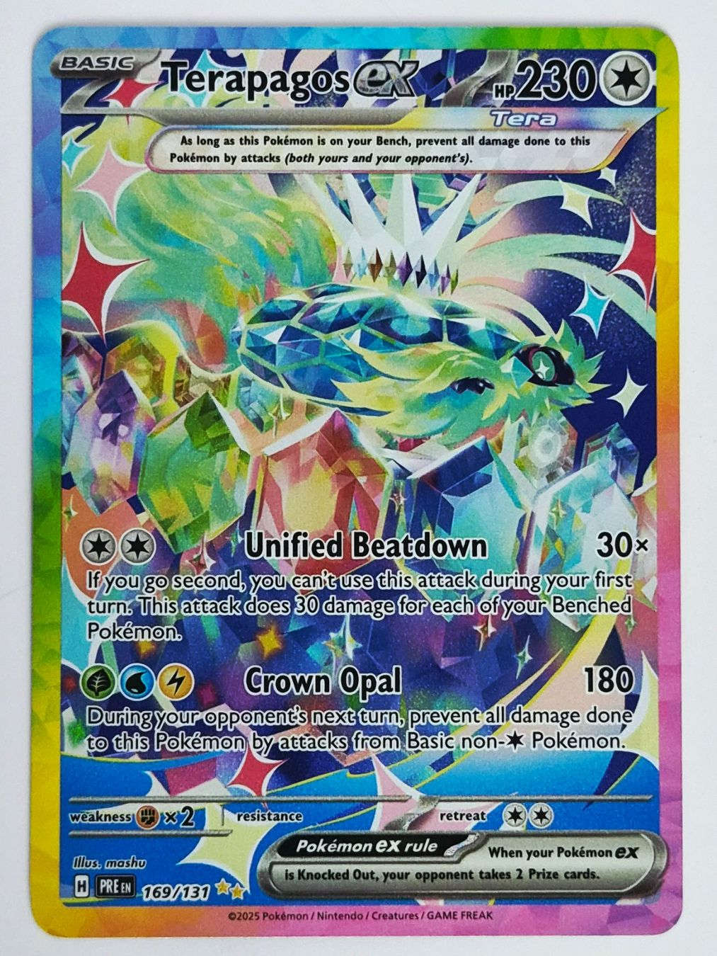 Pokémon Cartes à collectionner: Terapagos EX / Prismatic Evolution / PRE 169 – Neuf (Voir description) à Arni AG par PokemonCardsStore