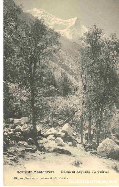 Cartoline postali: Montanvert - Route de ... + c1900 – Usato da Emmenbrücke venduto da teestube