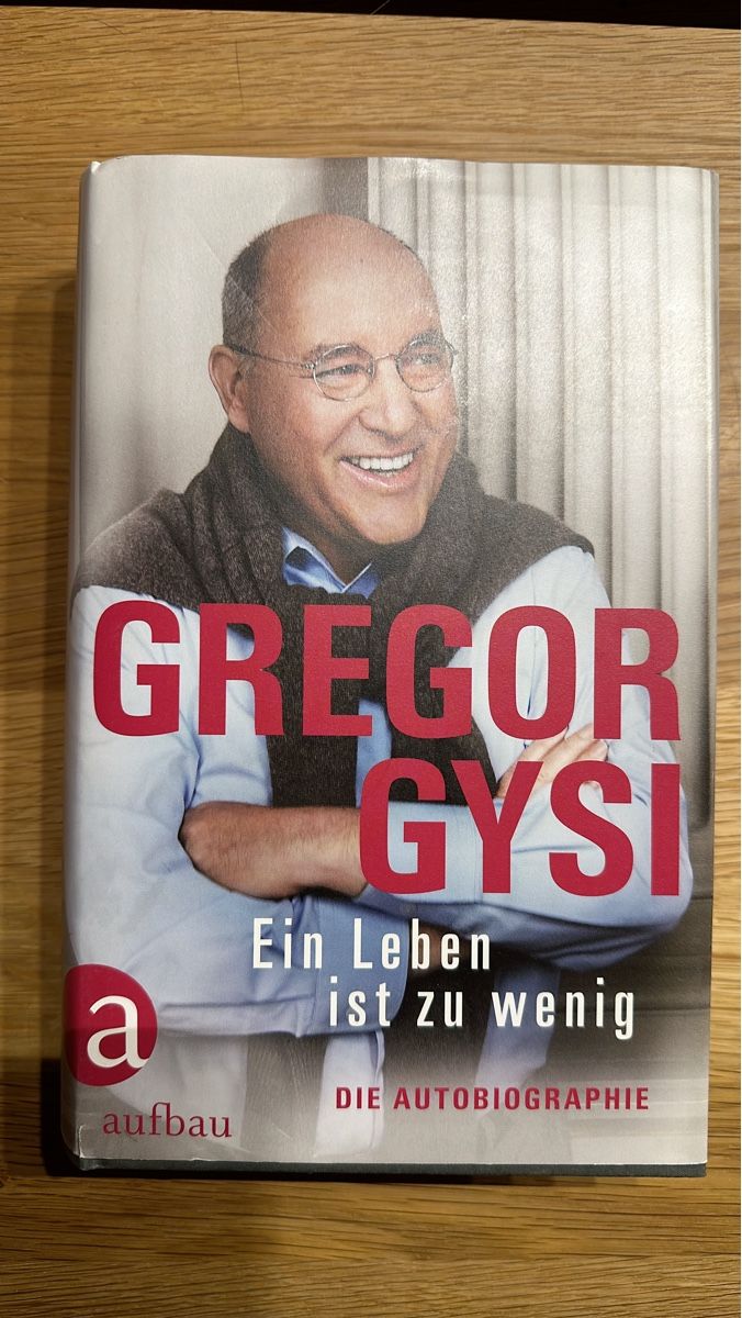 Libri: Gregor Gysi - Ein Leben ist zu wenig – Usato da Münsingen venduto da Sim2977