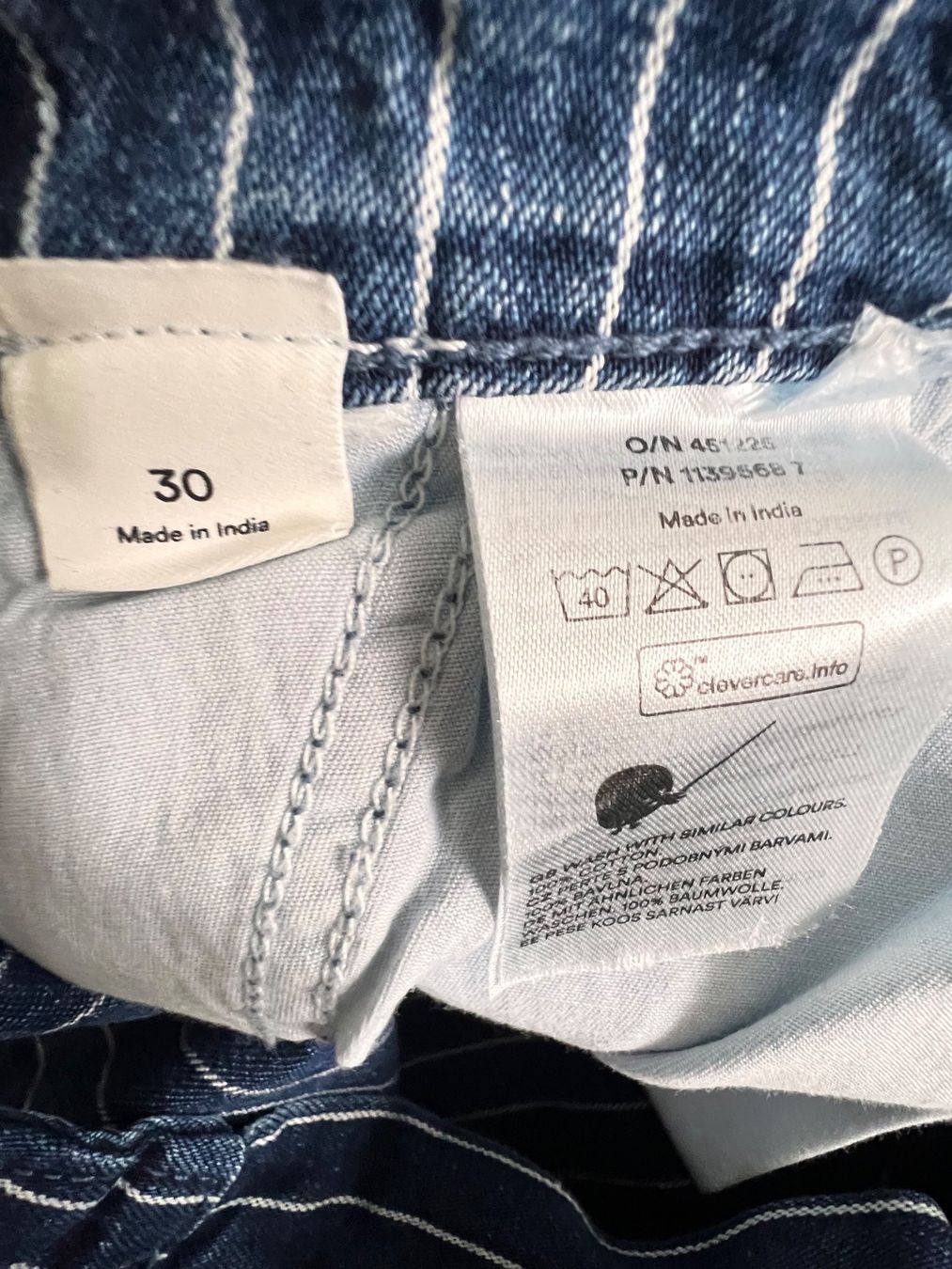 Monki Jeans: MONKI striped jeans cargo – Nuovo (secondo la descrizione) da Lausanne venduto da NYC67 7