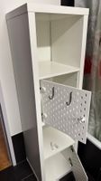 IKEA KALLAX 4-Compartment White Shelf with 2 Doors