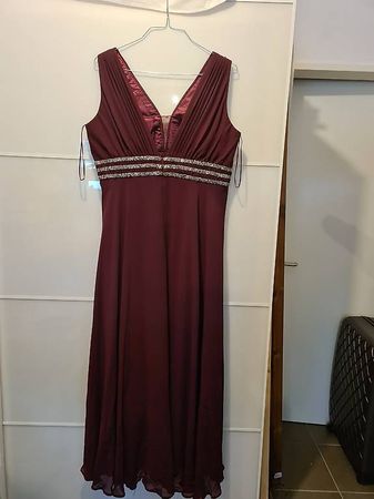 Abendkleid bordeaux XL