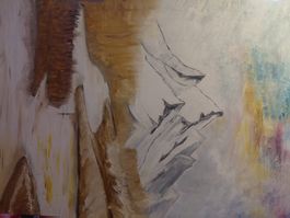 Berglandschaft - Original Ölgemälde, Kunst für Zuhause 52