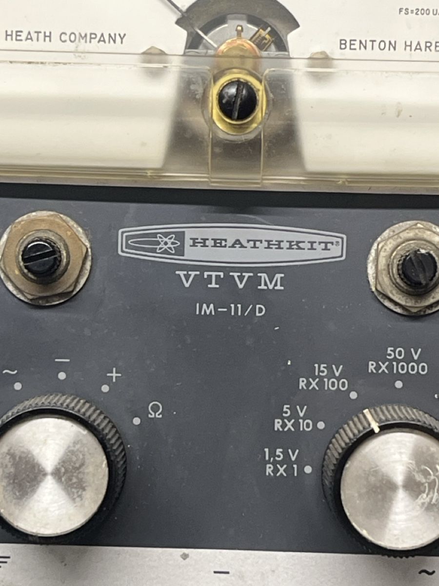 Heathkit Misurare: Heathkit Vakuum Röhrenvoltmeter VTVM IM-11/D – Usato da Dettighofen venduto da Moshop 1