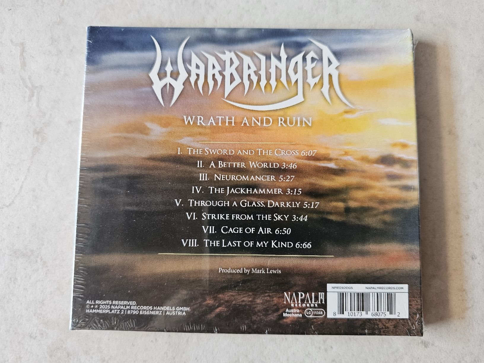 CD: Warbringer  -  Wrath And Ruin  /  Fabrikneu – Nuovo e nell'imballaggio originale da Schneisingen venduto da backstore24 1
