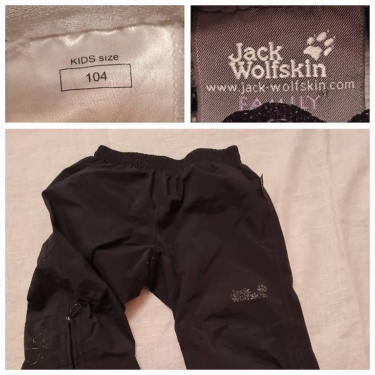 Pantaloni: Jack Wolfskin Regenhose Gr. 104 – Usato da Baar venduto da Loimund 1