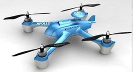 Apollo A Quadrocopter in blau, RTF-Modell von IDEA-Fly