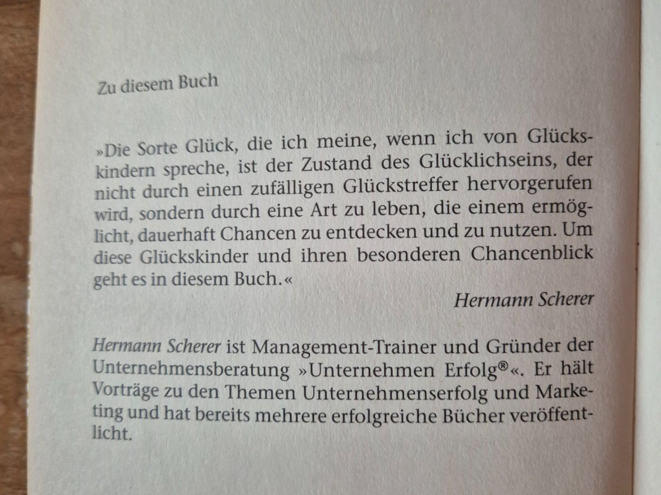 Libri: Buch Glückskinder von Hermann Scherer – Usato da Buchs SG venduto da MStBu 1