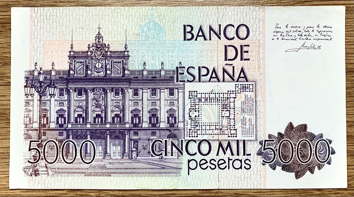 Banconote: 5000 Spanien 1979!!! Top Zustand!!! – Usato da Oberentfelden venduto da NunoLouro 1