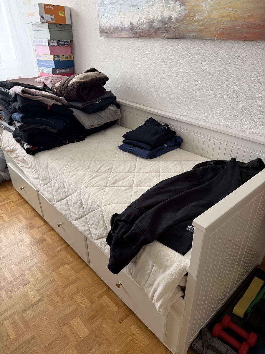 Lits: Ikea Bett Hemnes – D'occasion à Riehen par mrr_rg2p 2