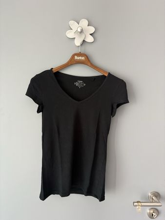 T-shirt noir femme taille S CLOCKHOUSE BASICS