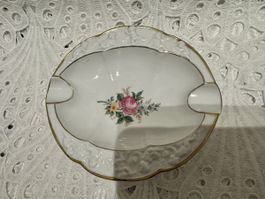Vintage Porzellan Aschenbecher Rarität 16cm mit Putto