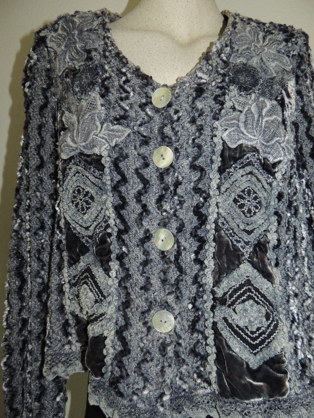 Jacken: SCHÖNE JACKE "CHRIS NEF" 100% VISCOSE BOHO-STYLE M – Neu (gemäss Beschreibung) aus Au ZH von FashionConsultant 7