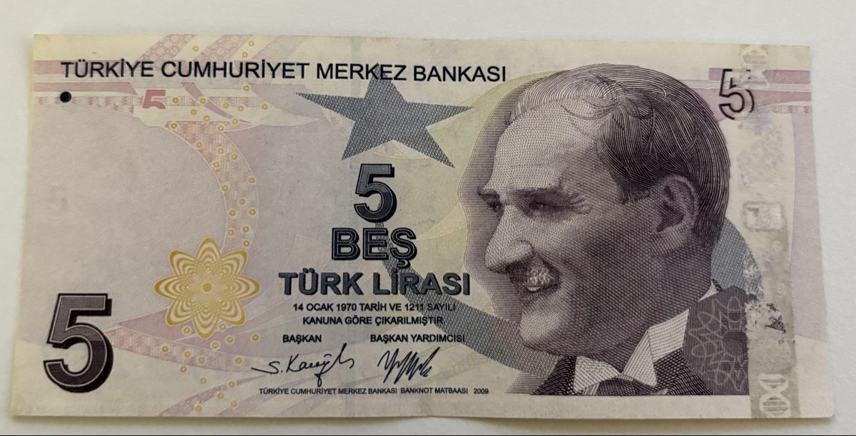 Billets de banque: Türkei 5 Lirasi – D'occasion à Algetshausen par Carrhard