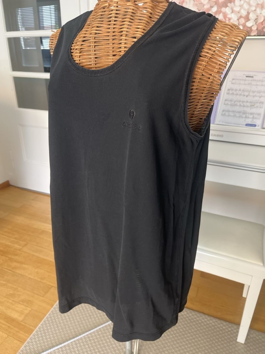 Aigner Top: Aigner Tanktop, schwarz, XL – Usato da Solothurn venduto da Bobesch08 2