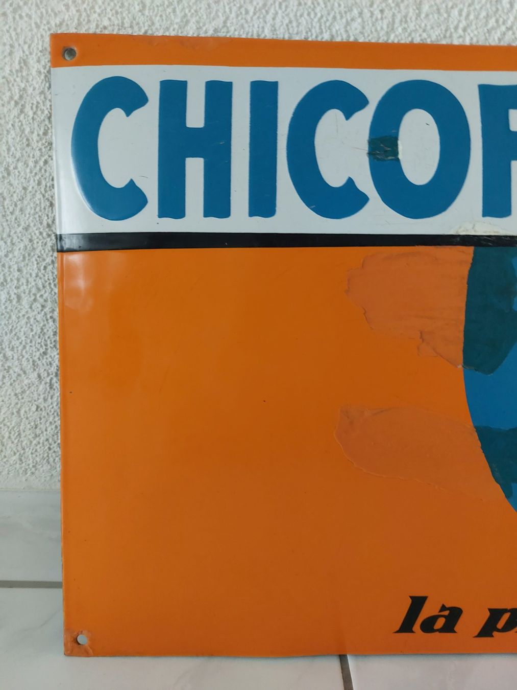 Coca-Cola Insegne: Emailschild Chicoree DV Plaque émaillée – Usato da Schenkon venduto da TG10 1