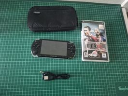 Sony PSP 2004 Black + FIFA 06. Bundle with Case