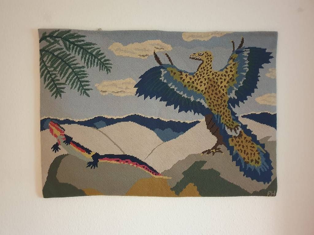 Poster & Bilder: Archaeopteryx mit Salamander – Gebraucht aus Mellingen von fiore888
