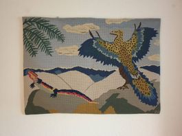 Archaeopteryx mit Salamander