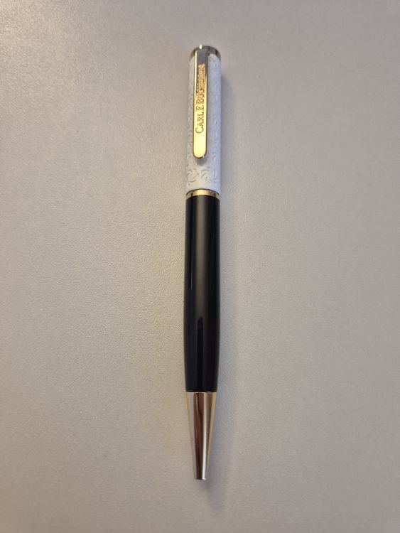Personalisiert Mit Markus – Kugelschreiber In Schwarz/gold Mit Taschen-Clip Für Herren