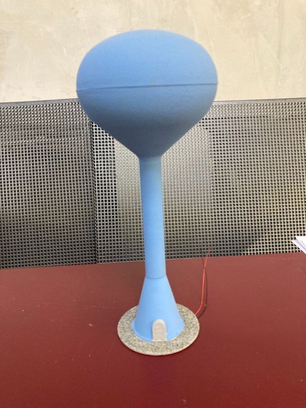 Modellini di ferrovie: H0 Hübscher blauer Wasserturm mit Leuchtdiode USA – Usato da Büsserach venduto da ModellbahnDepot 1