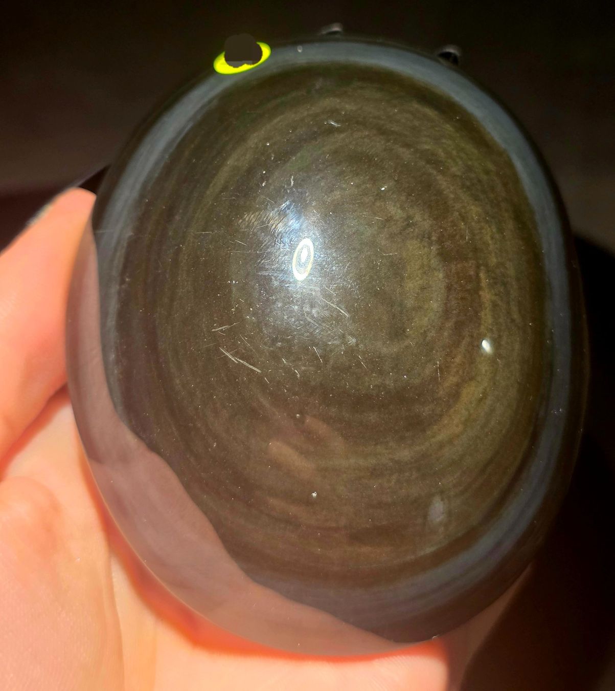 Minerali & Pietre curative: Regenbogen Obsidian Handschmeichler 265g – Nuovo e nell'imballaggio originale da Matzingen venduto da Shay_Crystalz 1