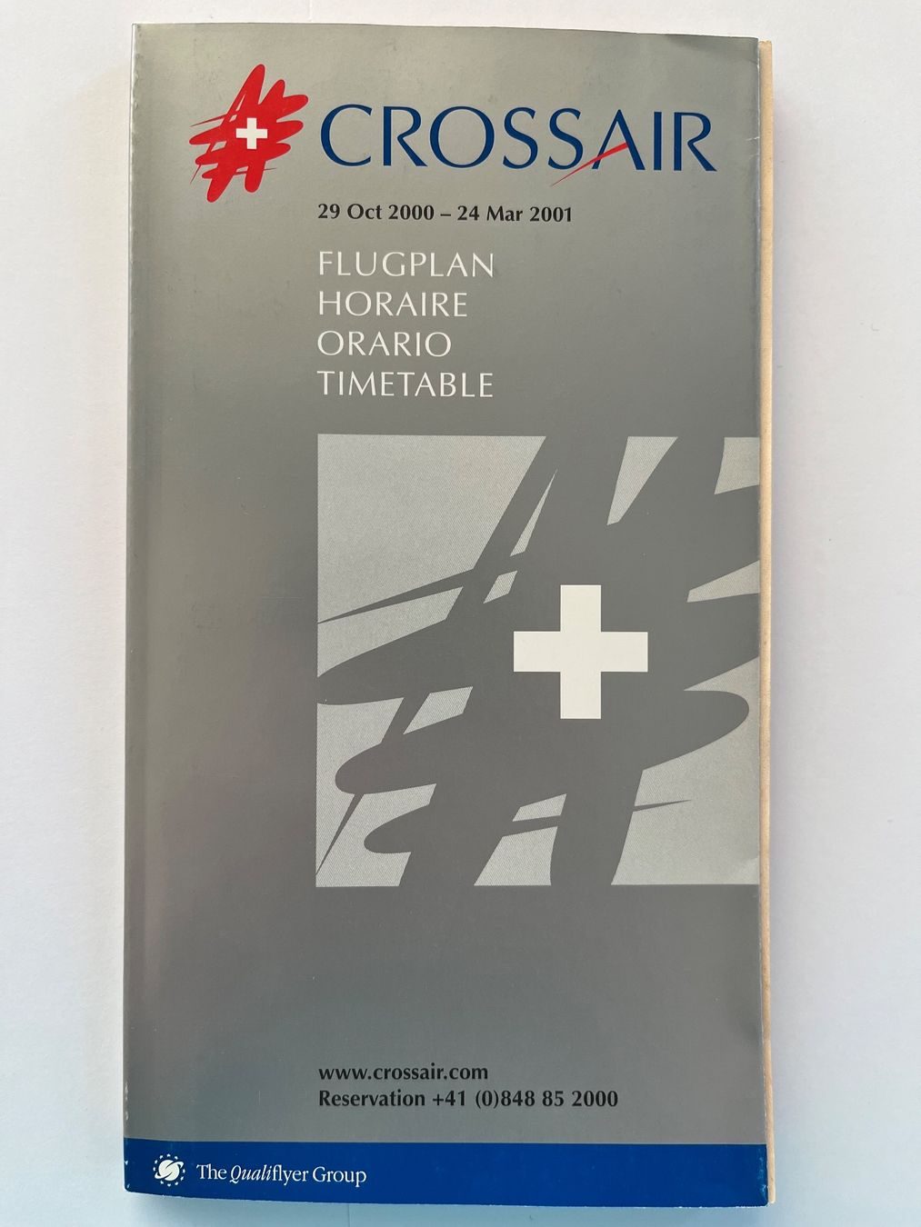 Crossair Documenti: Flugplan Timetable Crossair Winter 2000 / 2001 – Usato da Winterthur venduto da rotkur