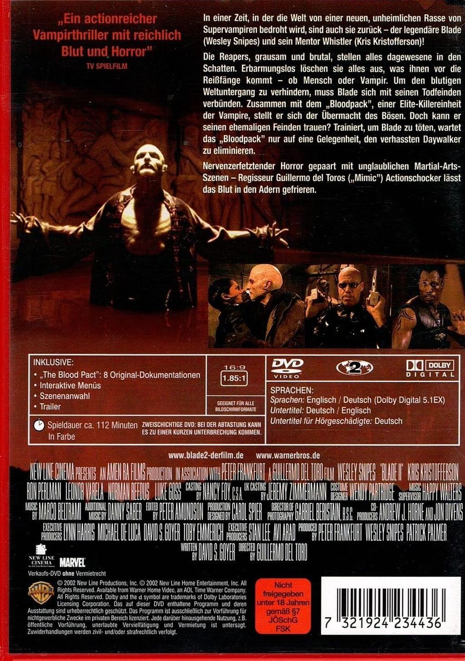 Alle DVDs: DVD  Blade 2 – Gebraucht aus Heimberg von Rockenrol 1