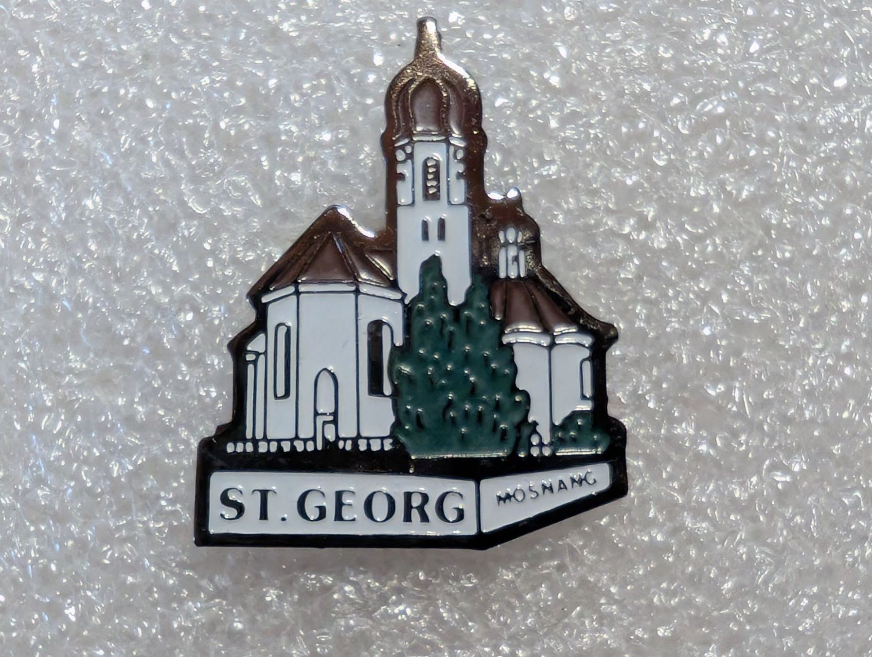 Plaketten & Abzeichen: Ansteckpin 261: St. Georg – Gebraucht aus Oppligen von Pin-Fall-Shop