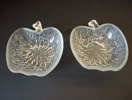 Vintage Glasschalen Apfelform CoVetro Italy 2er Set
