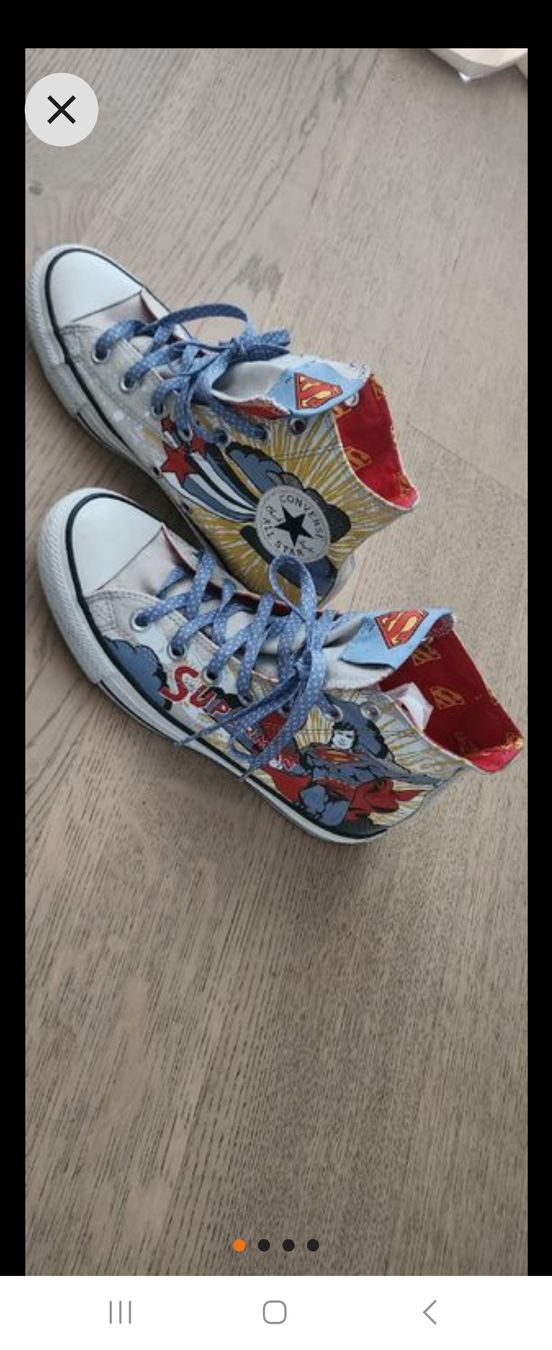 Converse Scarpe da uomo: Cool Converse High Superman Sneakers Ltd Edition – Nuovo (secondo la descrizione) da Rotkreuz venduto da SiSi-13 3