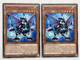 Yu-Gi-Oh! Cipher-Zwillingsraptor MP17-DE135 Deutsch Common 2