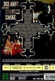 Tous les DVDs: Der Mann mit der eiserne Maske                        ©'2000 – D'occasion à St.Galllen par elkaphone 2