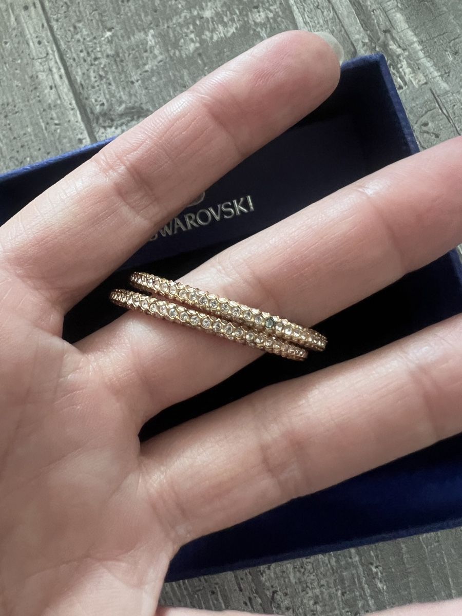 Boucles d'oreille: Swarovski creolen – D'occasion à Root par Fashionhomeandmore 3