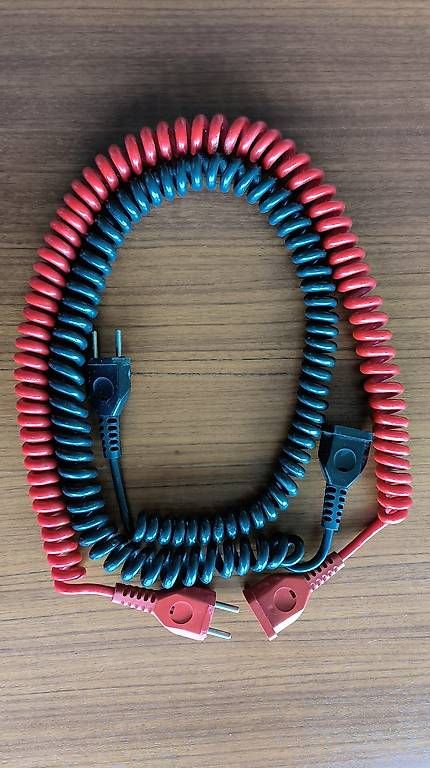 Cavi: Prolunga a spirale vintage anni 70 - Spiralkabel Verlänger. – Usato da Agno venduto da Snapyalpha