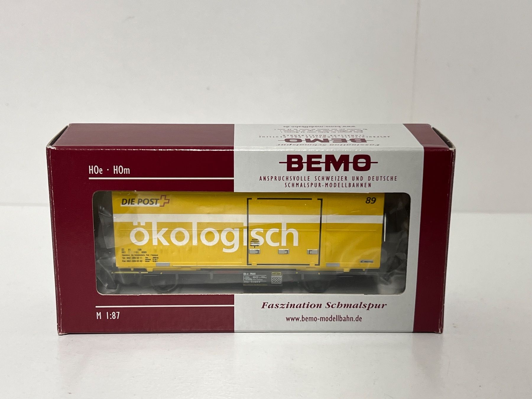 Bemo 1 x Postwagen ökologisch Rhb H0m aus Set 7469 100 (Neu und ...
