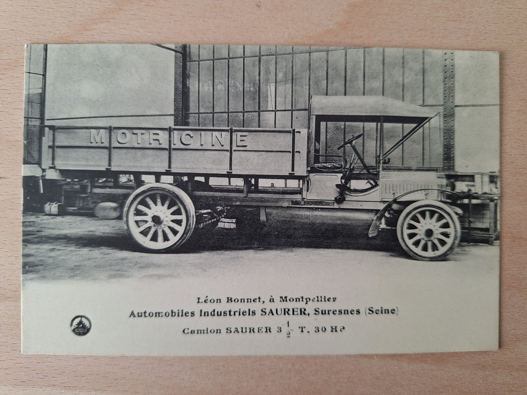 Cartoline postali: AK Saurer Lastwagen, Suresnes – Usato da Lohn-Ammannsegg venduto da Beo71