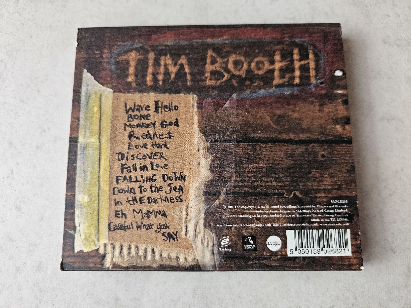 CD: Tim Booth  -  Bone – Usato da Schneisingen venduto da backstore24 1