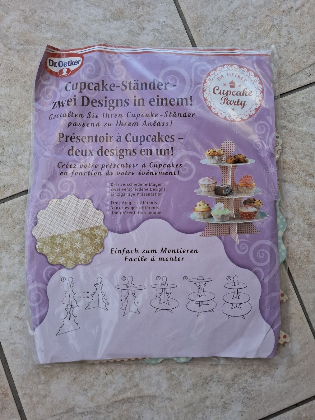 Altro in Decorazioni & Accessori: Cupcake-Ständer 2 Designs Dr. Oetker Neu – Nuovo e nell'imballaggio originale da Zuchwil venduto da bvj_5t82