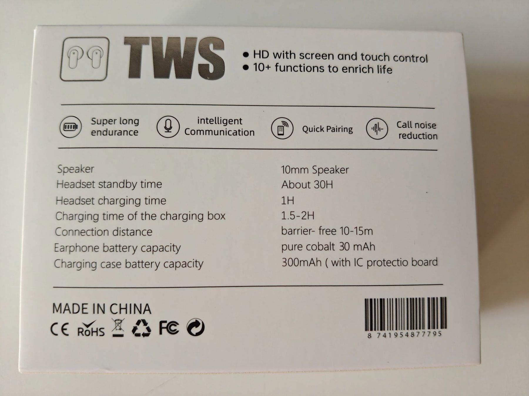 Tws Cuffie: Wireless earphone X55 – Nuovo e nell'imballaggio originale da Genève venduto da Kikou 1