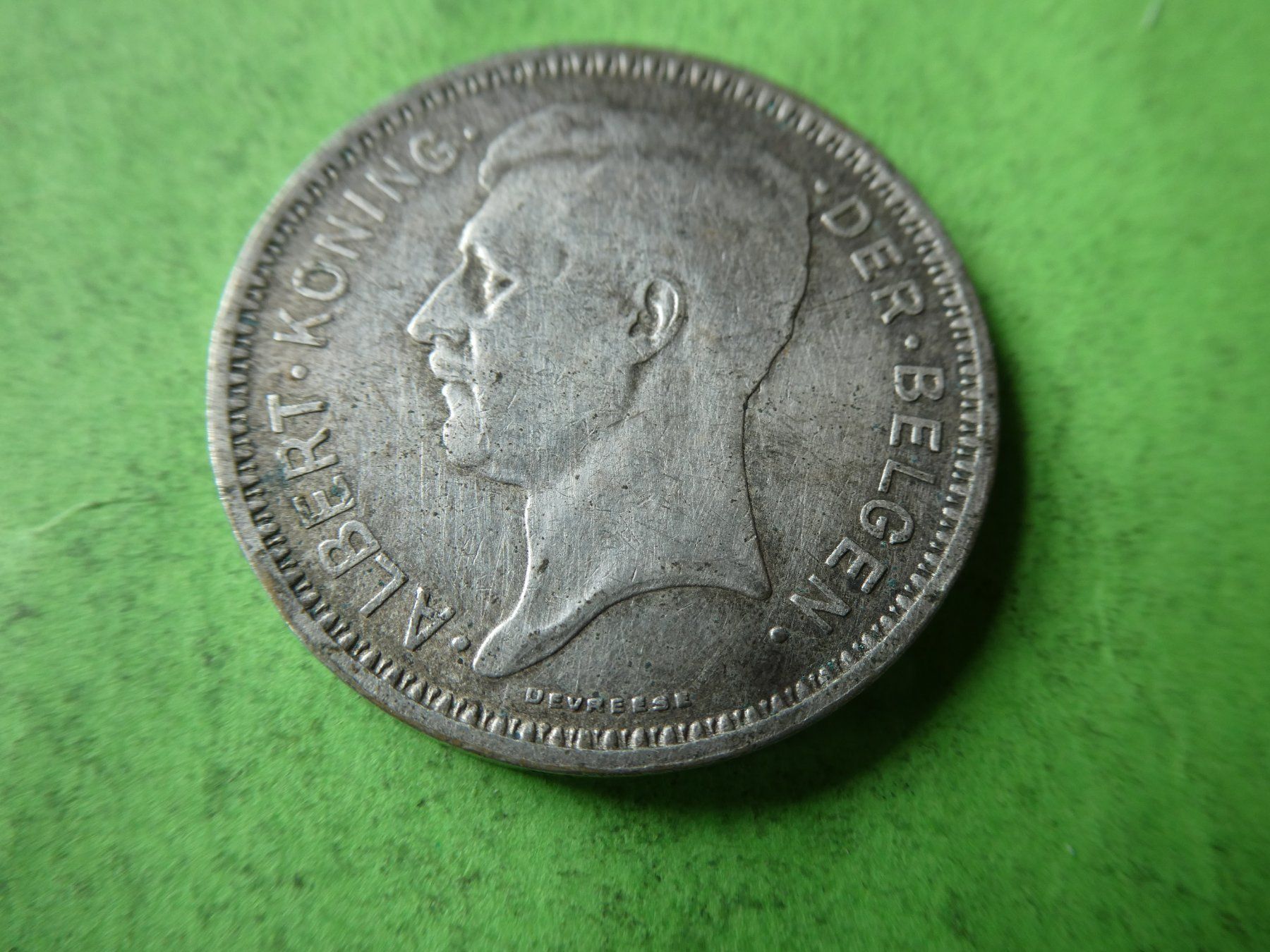 Tutti le monete: Belgien 1934, 20 Francs - Silber – Usato da Hinterforst venduto da Rohusri 1